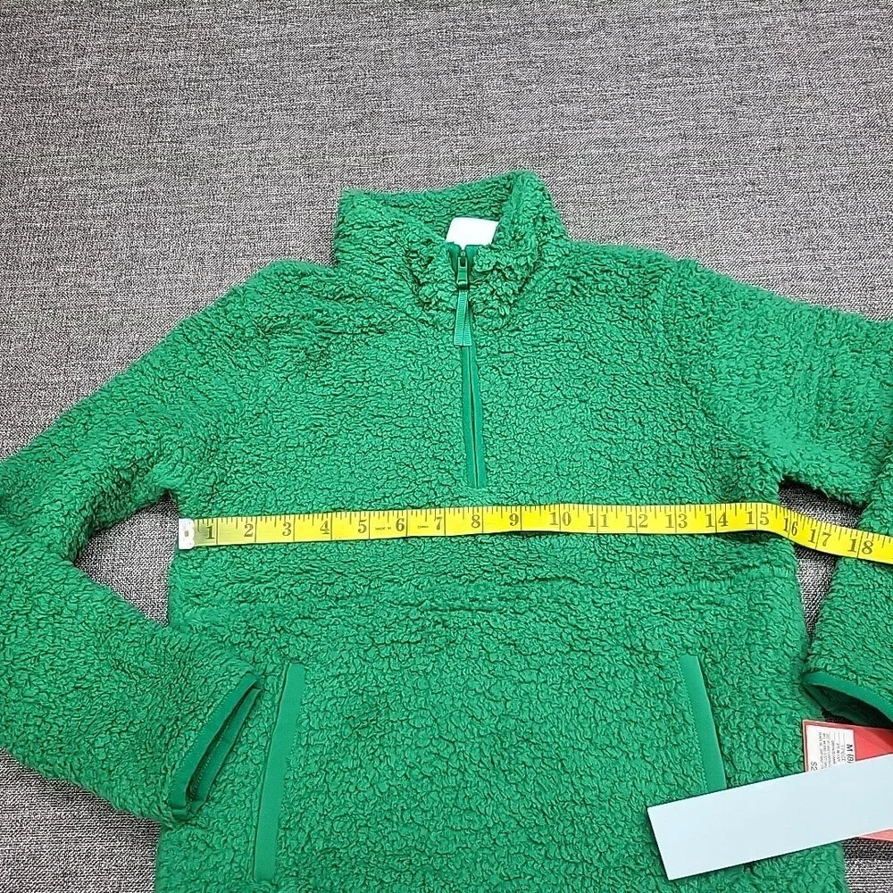 Wondershop Boys Girls Pajama Pullover Sherpa Sweatshirt Sweater Medium 8 Green